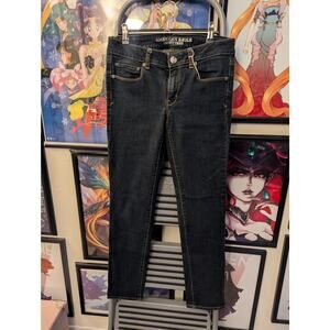 American Eagle Skinny Super Stretch Jeans Dark Wash Sz 6